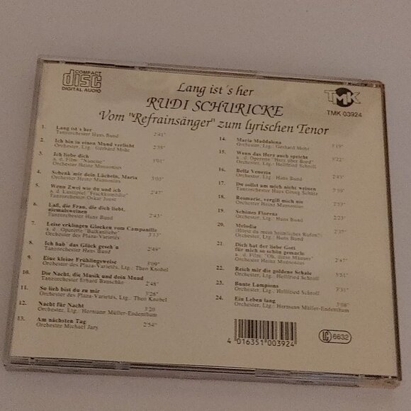 Rudi Schuricke Lang ist's her FOLGE 1 CD Greatest Hits 1938-1947 - Picture 3 of 5